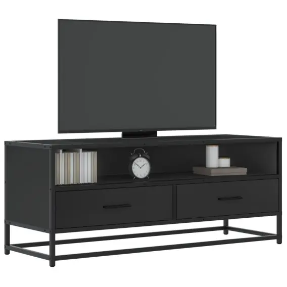 Szafka pod TV, czarna, 100x34,5x40 cm Lumarko! Lumarko! - Hurtownia wielobranżowa Lumarko Hit sprzedaży
